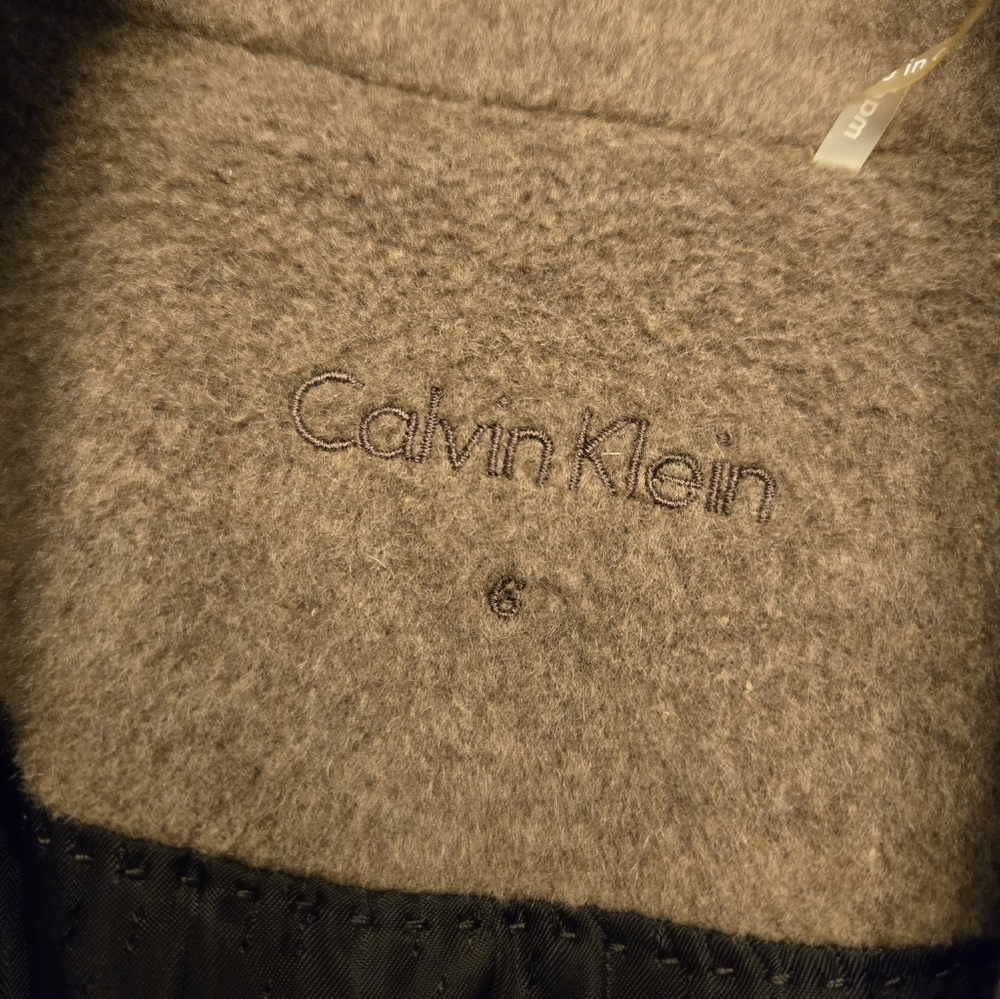 Calvin Klein Wool Coat - Picture 3 of 10